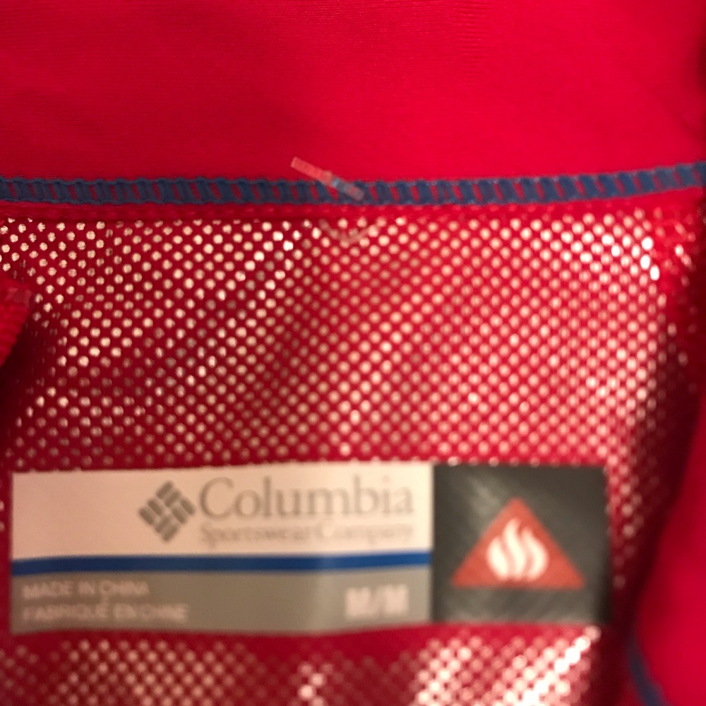 Columbia Red Jacket - Women's/Unisex Red